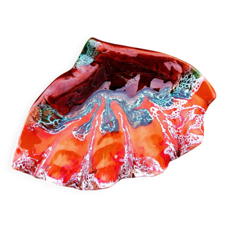 Retro ceramic ashtray