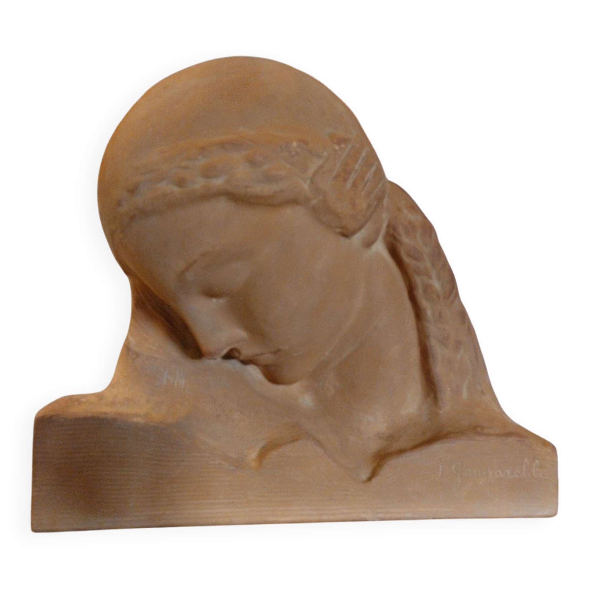 1461895 - Sculpture - Terre-cuite - La Méditation - A. Genarelli ( 1881-194