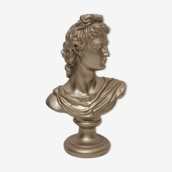 Golden Greek bust