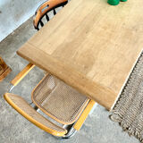 Old workshop table solid oak tray