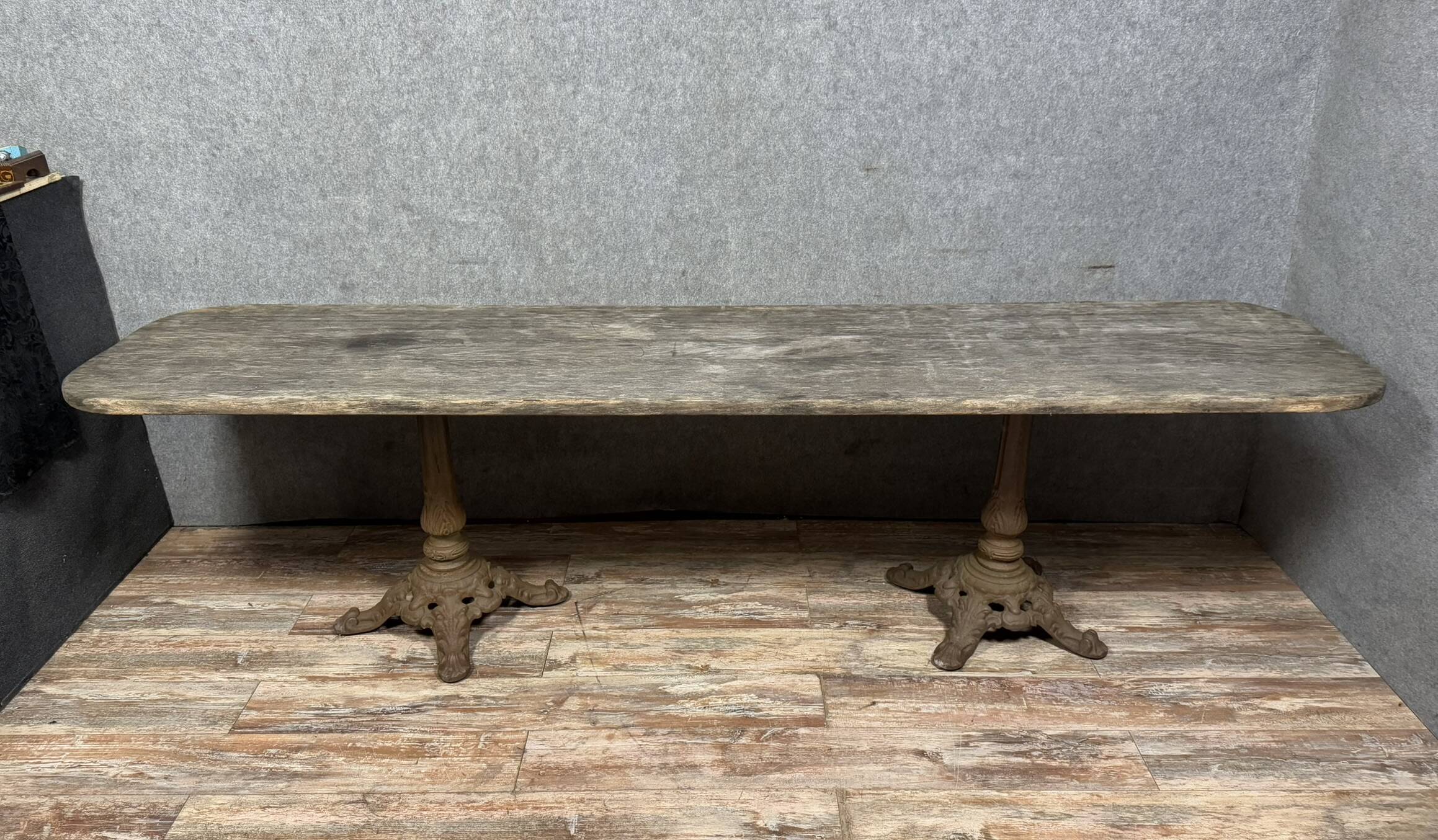 Table de péniche époque Napoléon III vers 1880