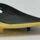 Empty pocket anthropomorphic ceramic black and yellow design 50s