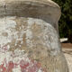 Ancient terracotta pottery jar