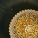 Vintage glass moulded globe wall or ceiling light (PLAFF1)