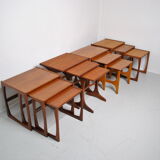 Gplan teak trundle table 1970