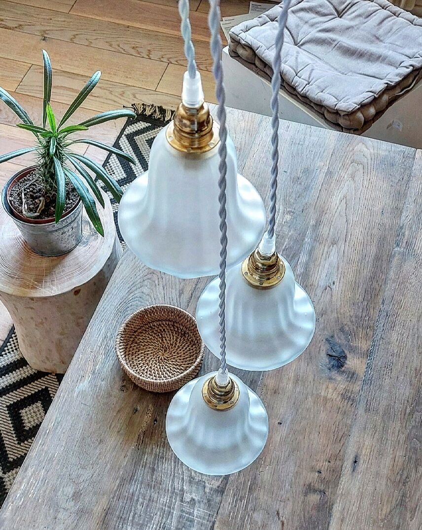 Vintage trio pendant lamp
