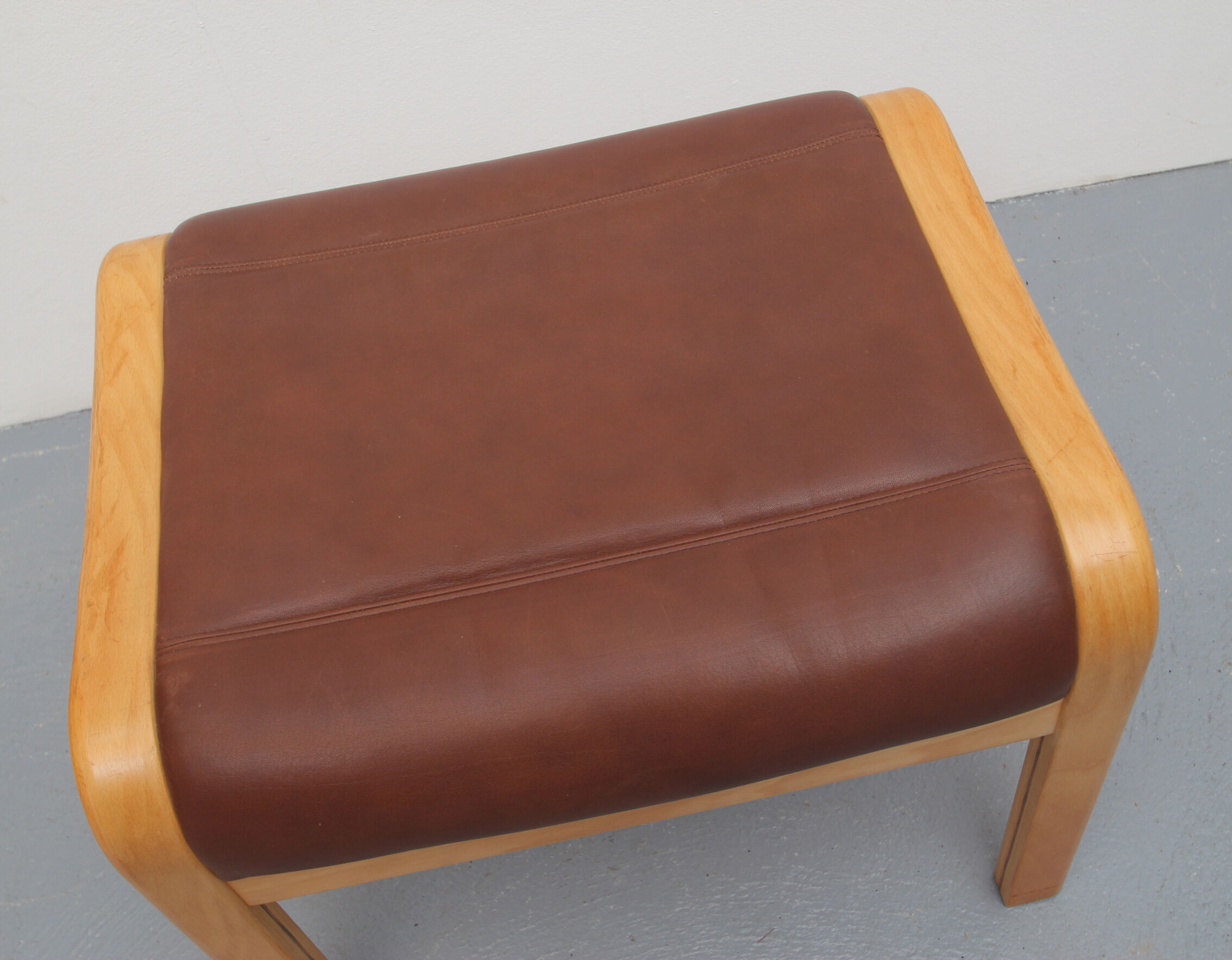 1980s relax-chair with footstool, Yngve Ekström for Swedense