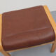 1980s relax-chair with footstool, Yngve Ekström for Swedense