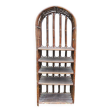 Old 5-story rattan bookcase