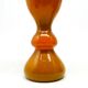 Angel vase, mid-century modern, orange glass, designed by S. Sadowski, Poland, 1970s