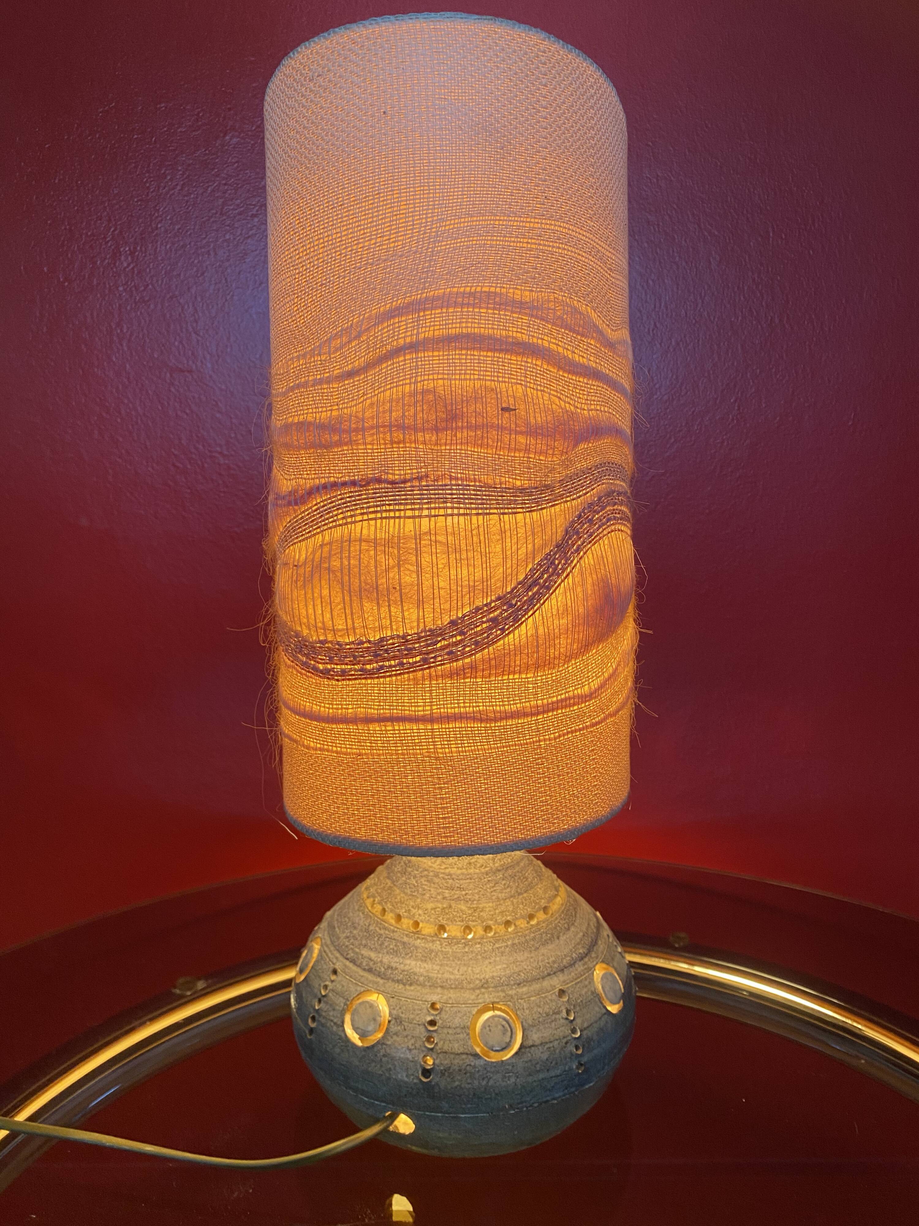 Lamp by Belgian ceramicist Georges Pelletier, 1960s