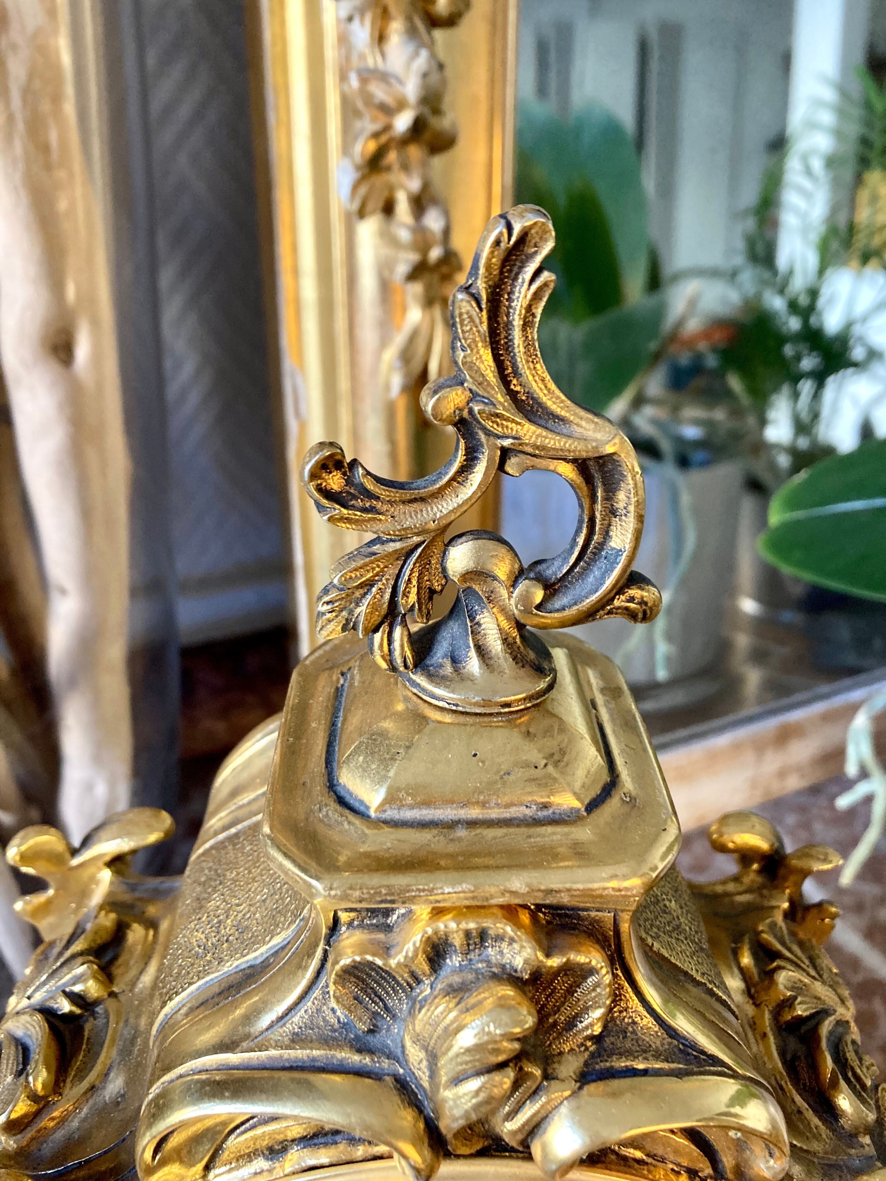 Jaeger bronze cartel pendulum