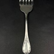 Christofle Marly fish serving fork no. 80, silver-plated, new from the 1980s.