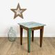 Old wooden slot stool