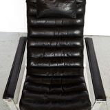 Lounge chair and ottoman Ilmari Lappalainen "Pulkka" for ASKO