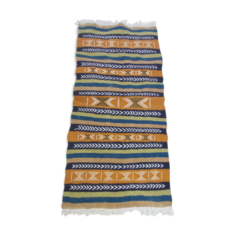 Traditional Berber kilim rug 105-55cm
