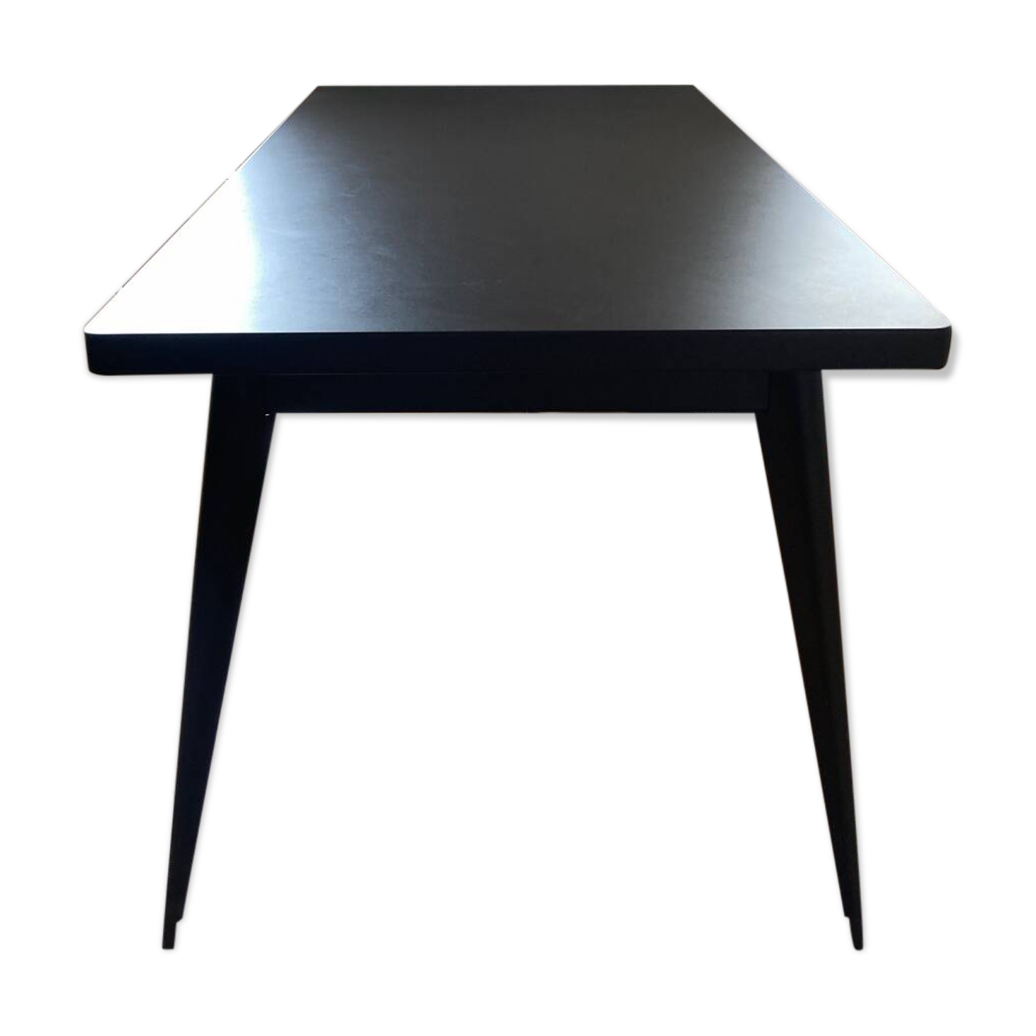 Tolix dining table 55 160 chocolate
