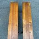 2 bancs en pin massif rustique style chalet / ferme 110cm