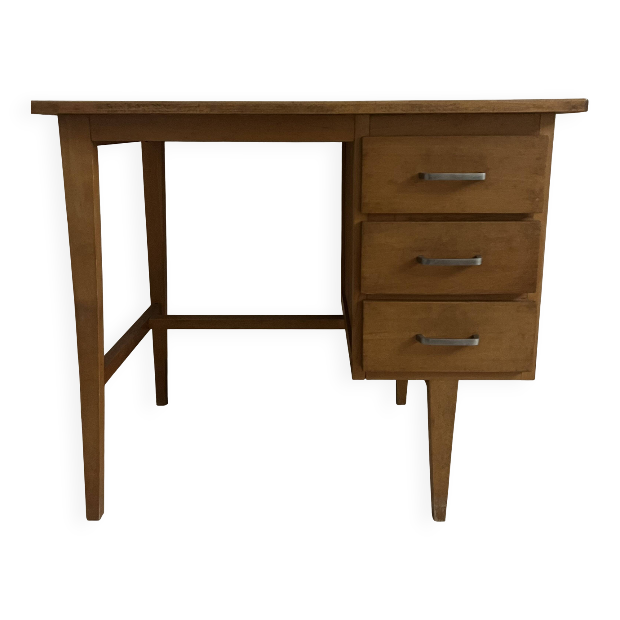 Vintage wooden desk from the 1960s