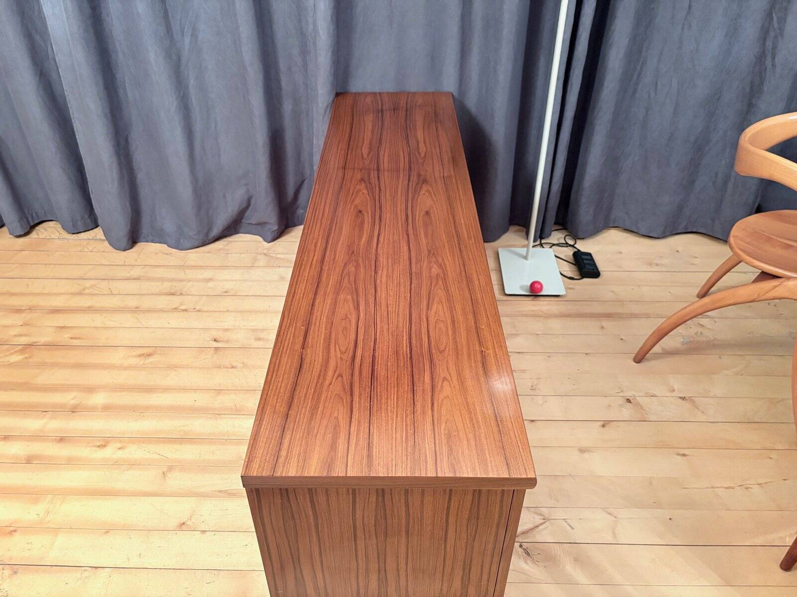 Walnut veneer sideboard, Germany, 1970s
