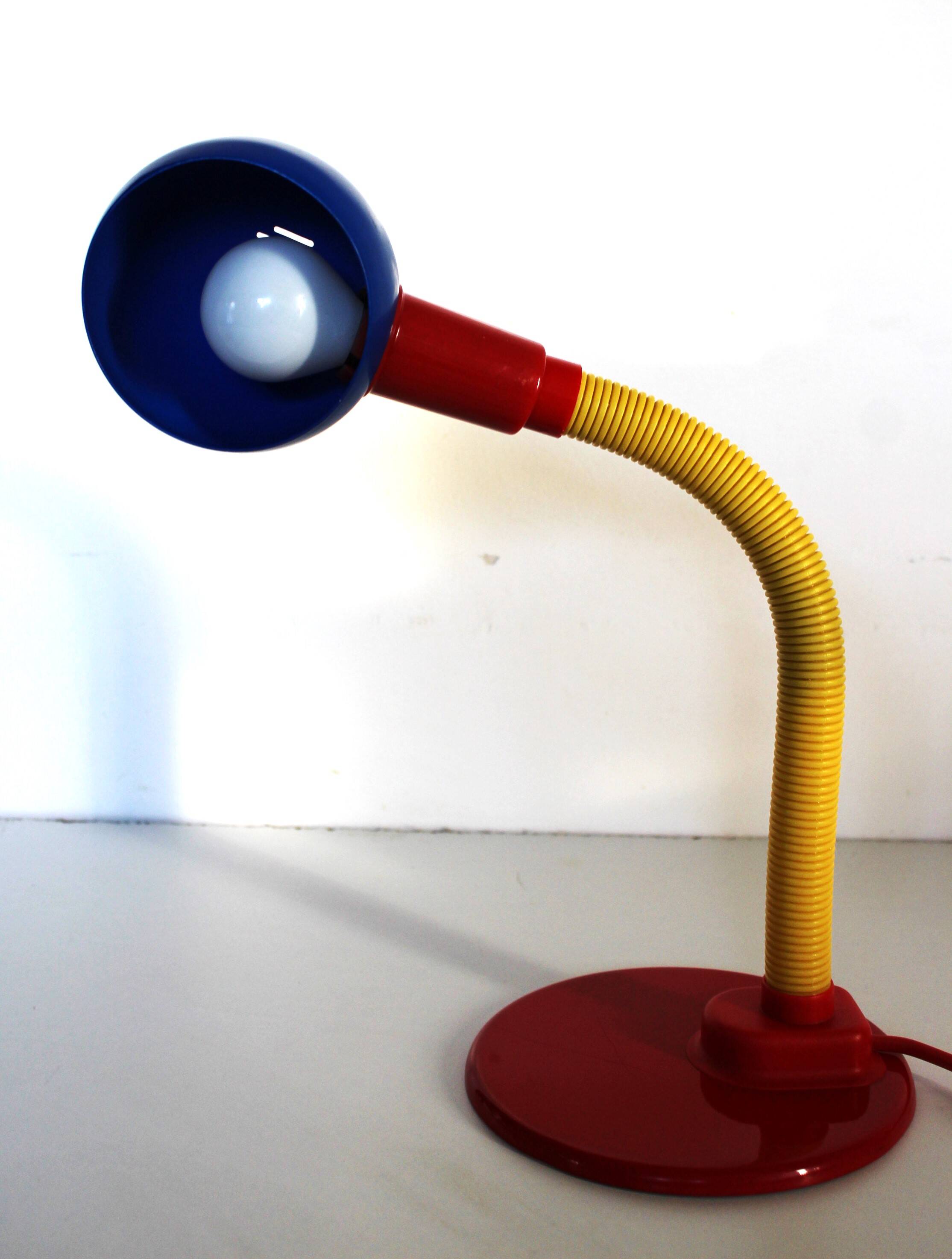 Memphis style desk or bedside lamp