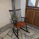 Vintage Scandinavian rocking chair