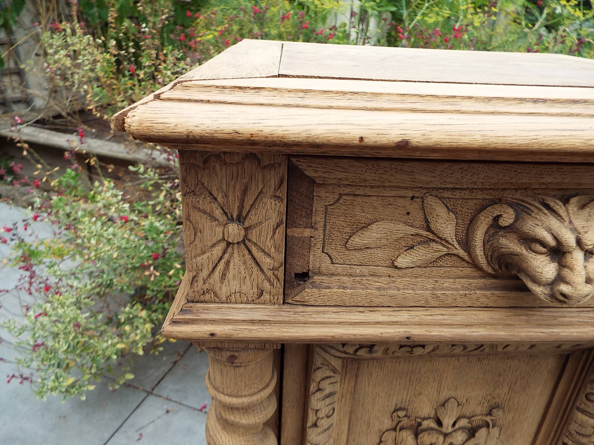 Neo-Renaissance bedside table