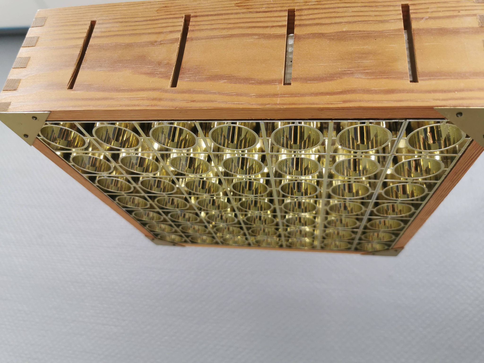 A pair of ceiling lights from Swedish Alda 1980s.