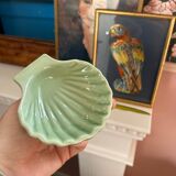 Duo of green scallops