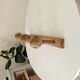 Old folk art wall coat rack
