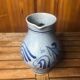 Old Blue Ceramic Pitcher Vintage Blue Decor