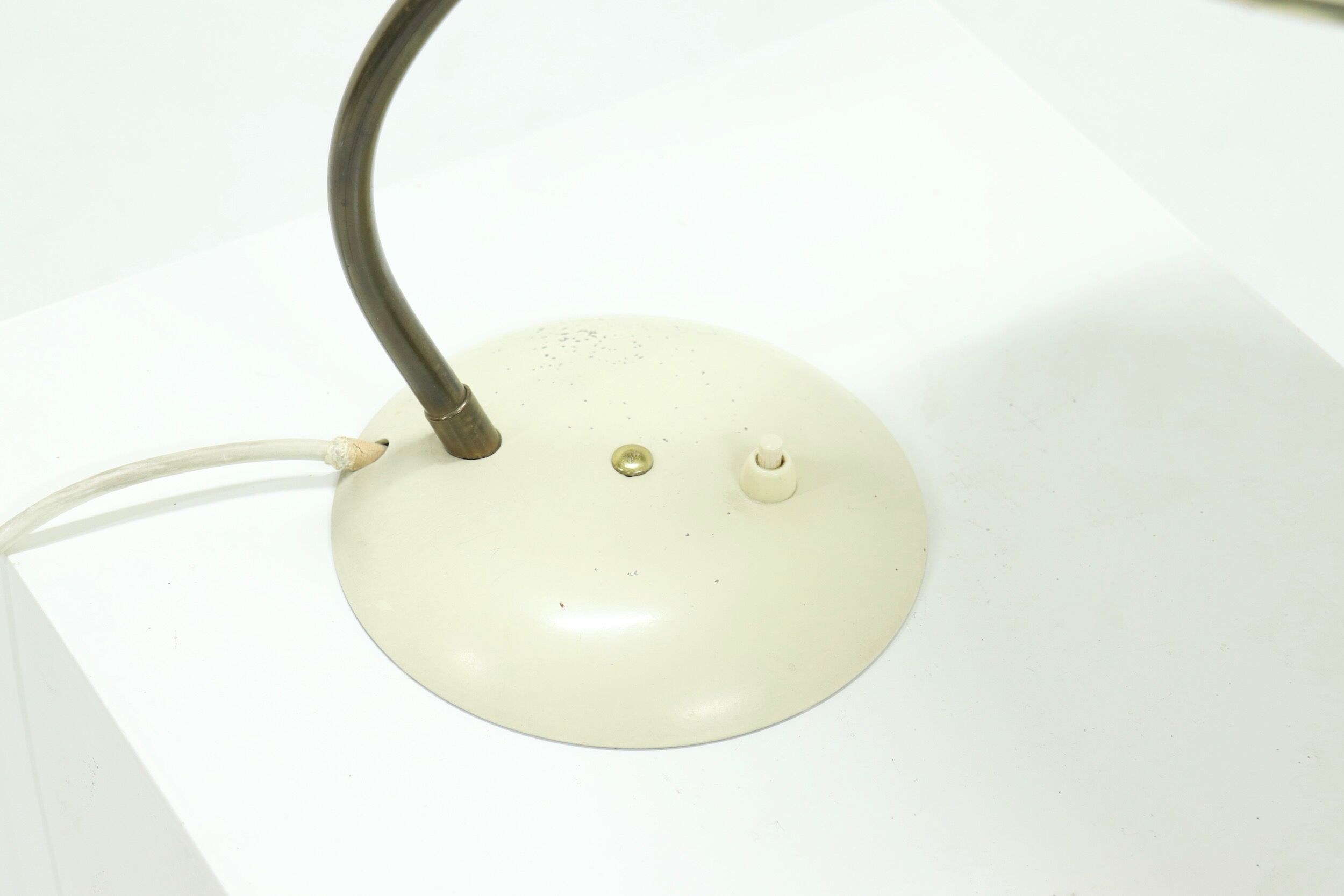 Brass and Steel Desk Lamp by Sis Germany 1950s