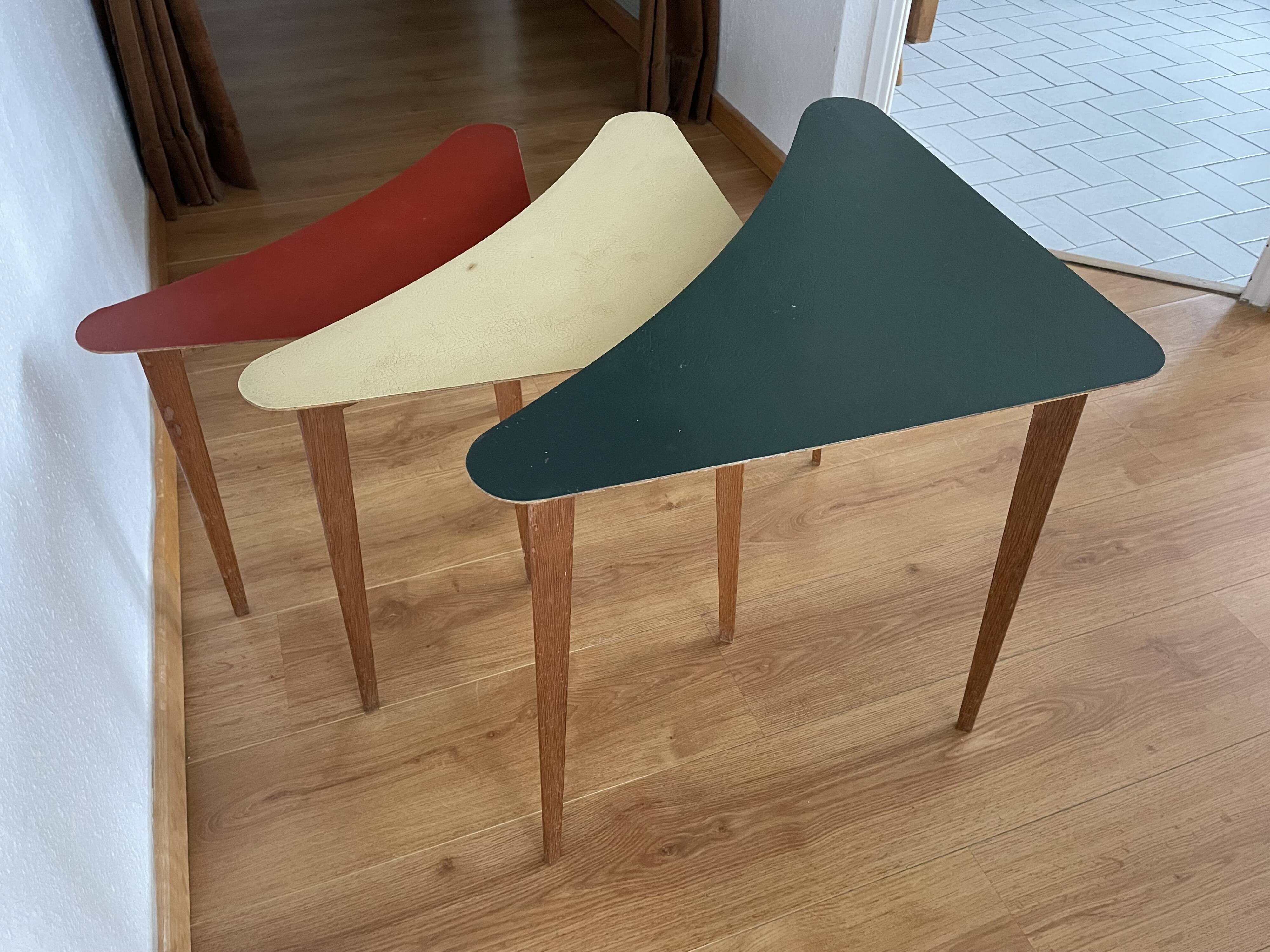 Scandinavian nesting tables 60s