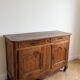 Rustic old buffet made of solid wood