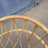 Berceau en rotin ancien vintage