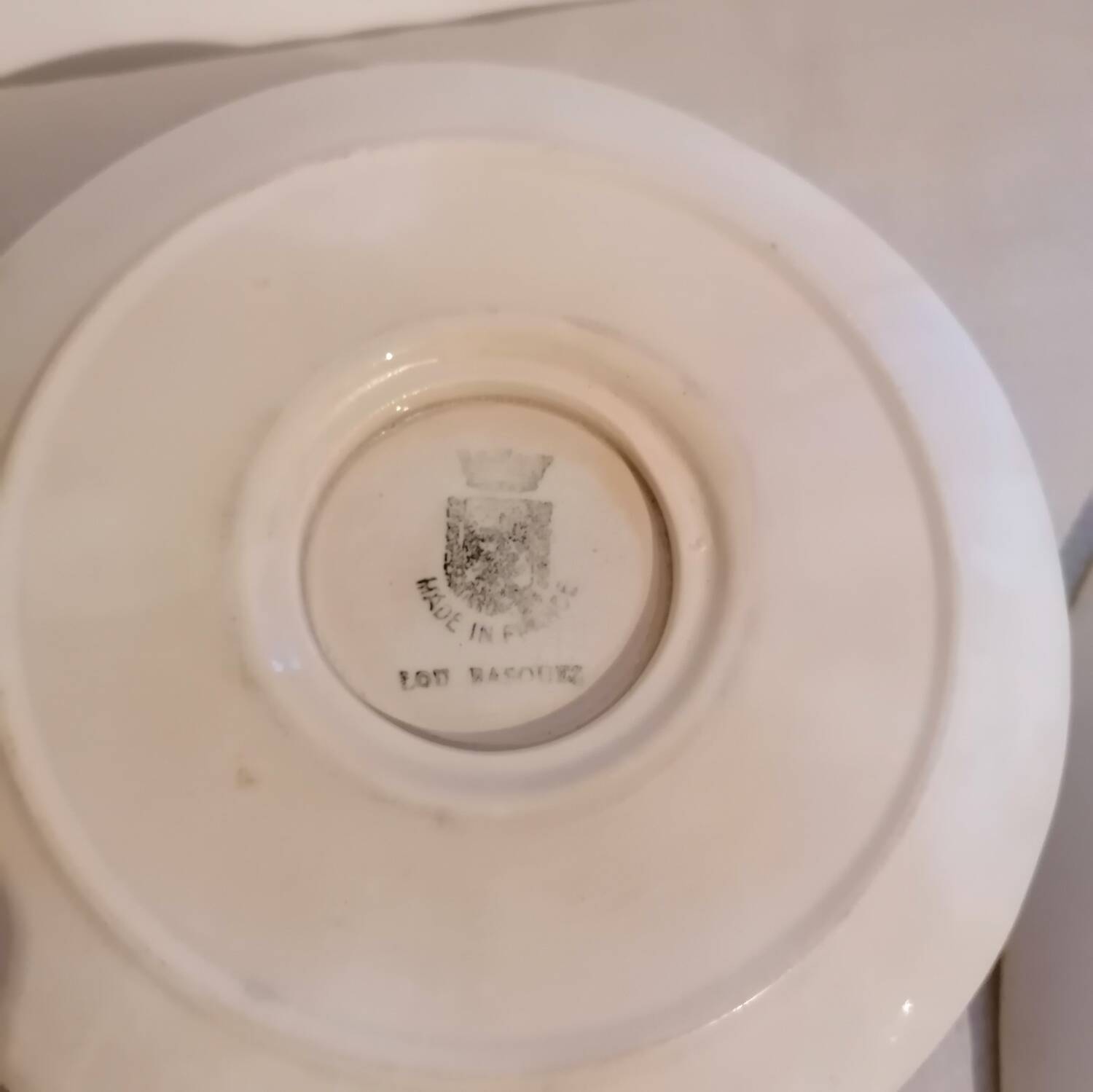 Old Basque tableware Saint Amand