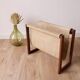 Scandinavian rosewood magazine holder 60s