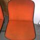 Paire de fauteuils de bureau pivotant orange année 70
