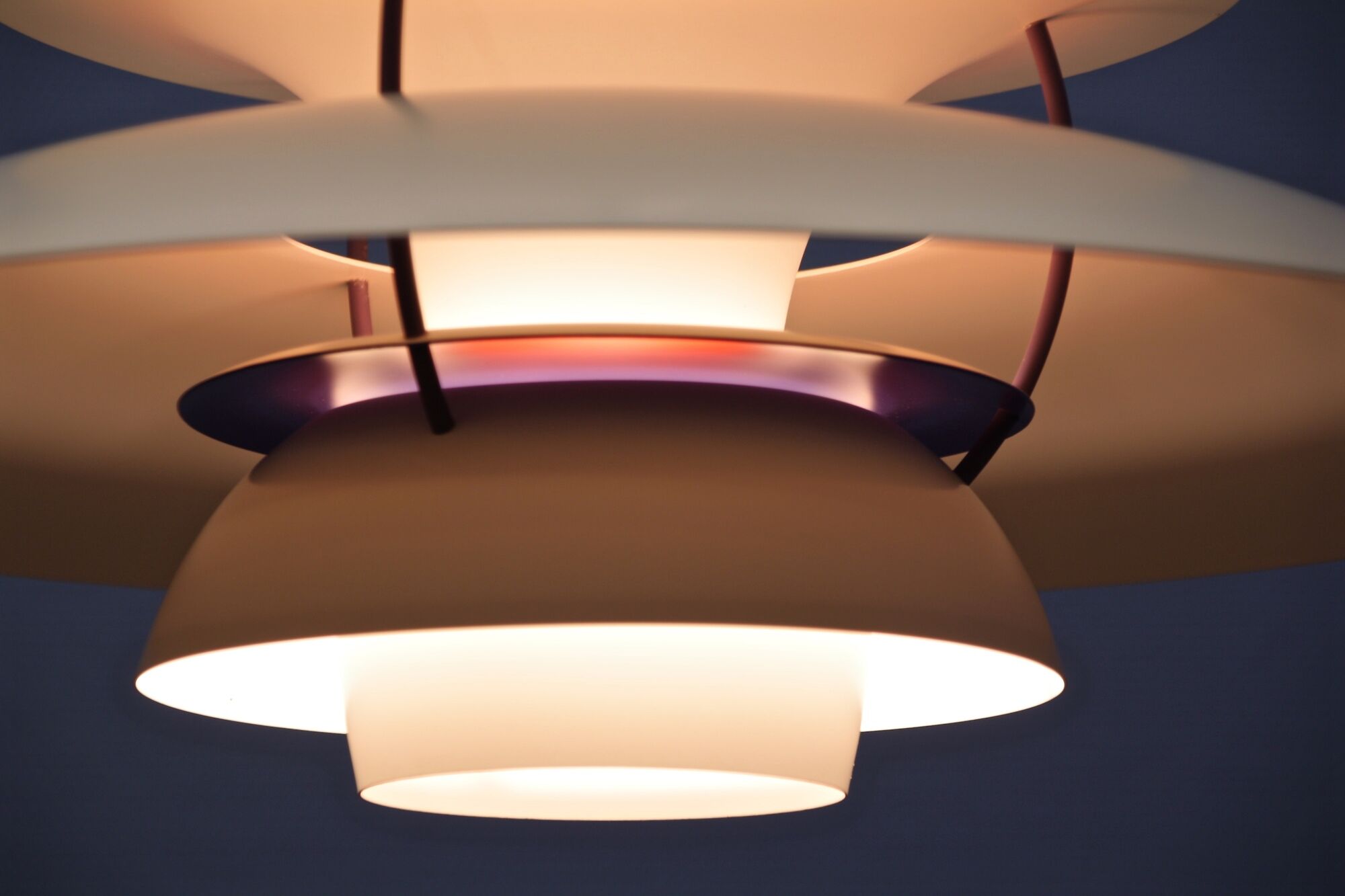 Danish PH5 pendant in white by Poul Henningsen for Louis Poulsen, 1970s