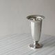 Silver-plated single flower vase
