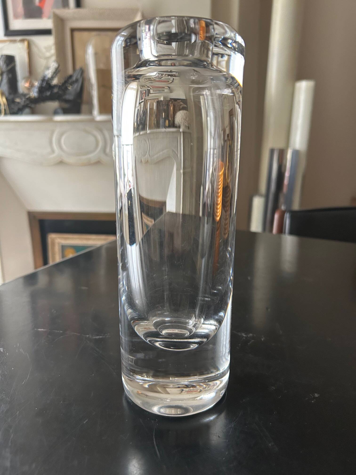 Peill and Pultzer crystal vase