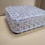 Glass square ceiling light