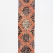 3x12 Oriental Orange Persian Runner Rug, 89x384Cm