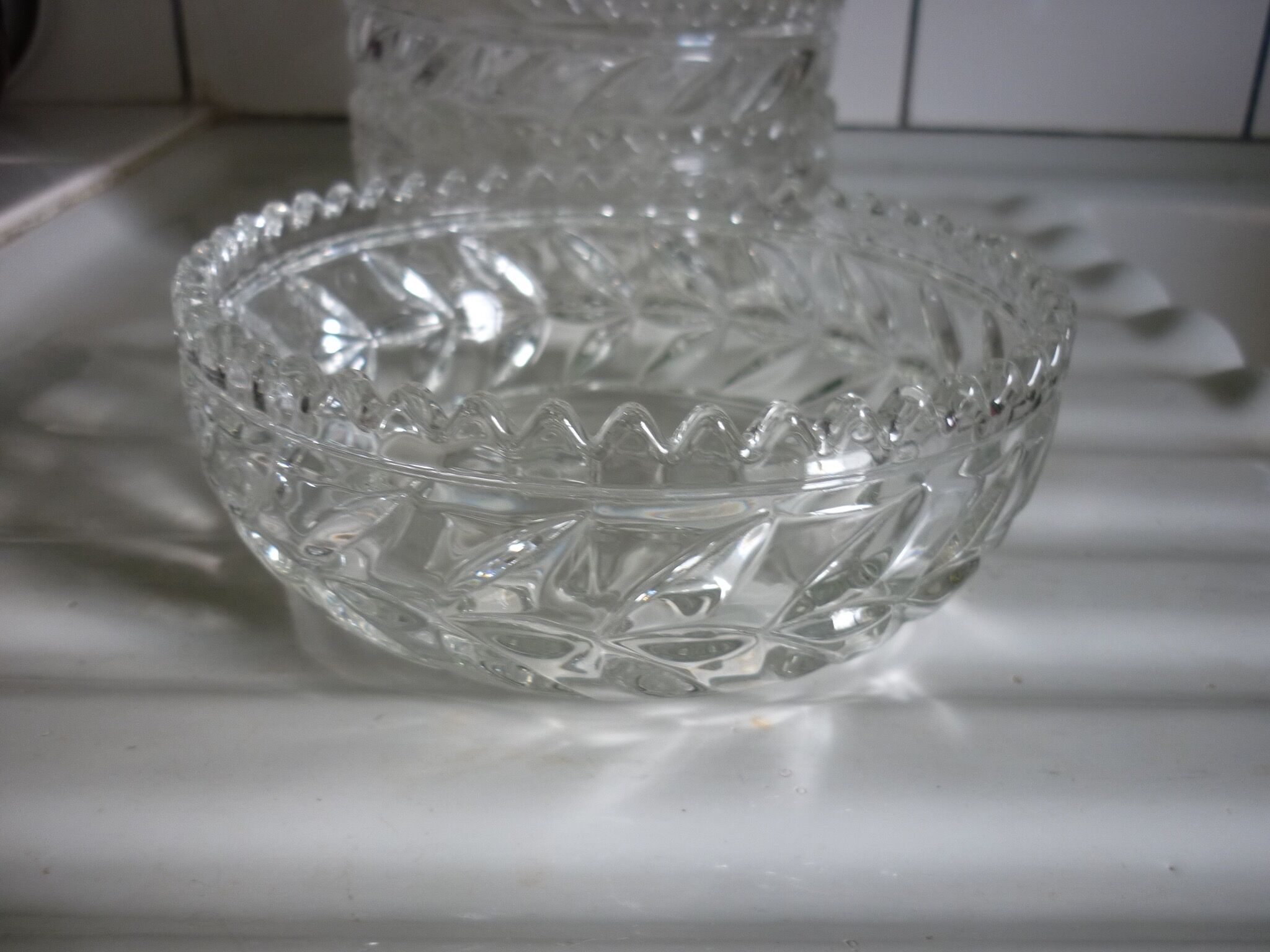 Ice cream cups, fruit salad