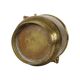 Large Hammered Brass Jardinière/Planter with Lion Heads