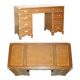 Restored leather military campaign desk Harrods Kennedy