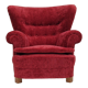 50s, Danish design, refurbished armchair, vintage velour