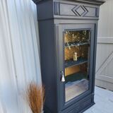 Glass dresser with drawer