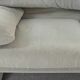 Cassina Maralunga 3-Seater Sofa by Vico Magistretti in grey striped fabrics
