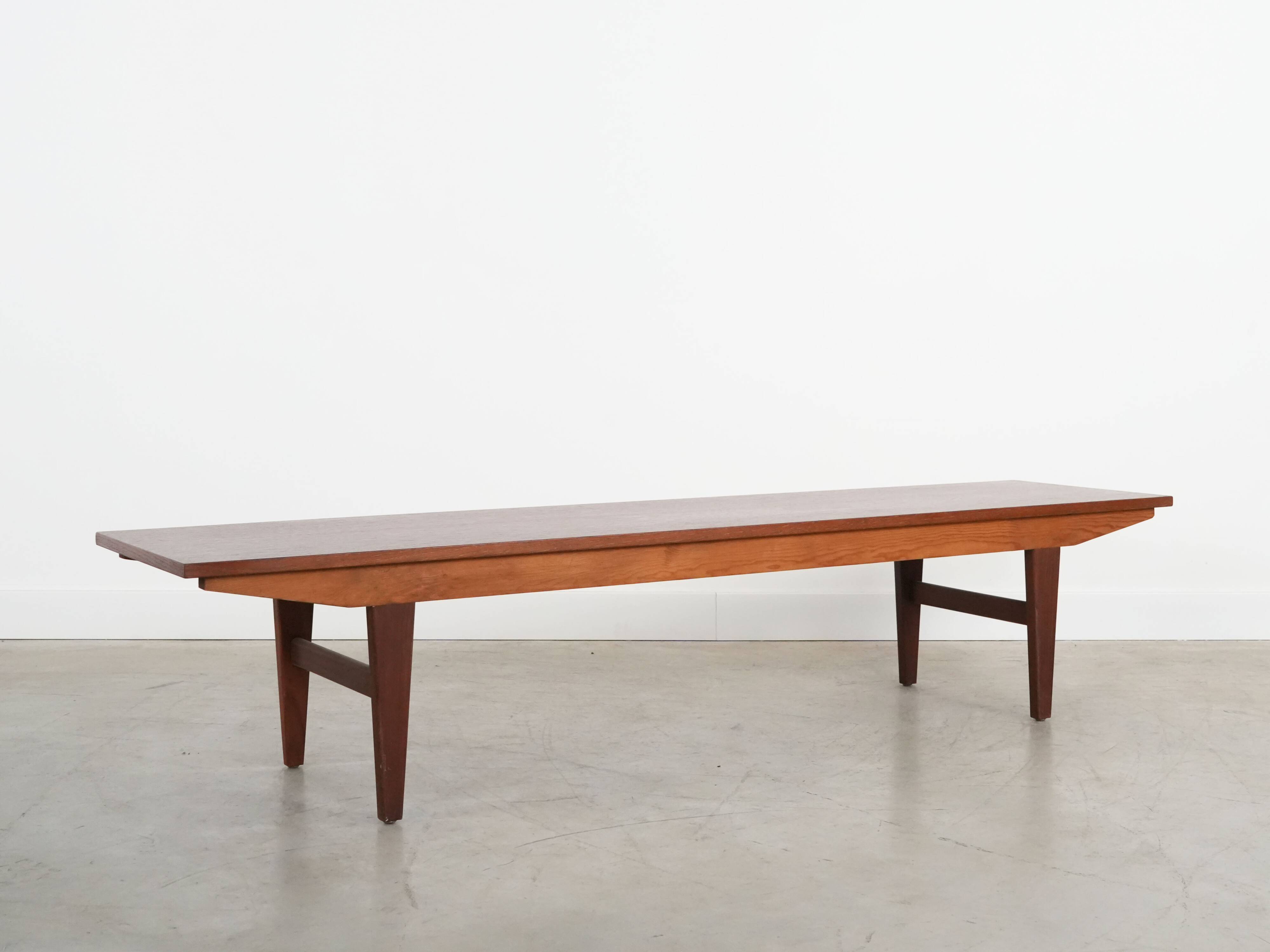 Low oak buffet, Danish design, 1970s, production: Denmark